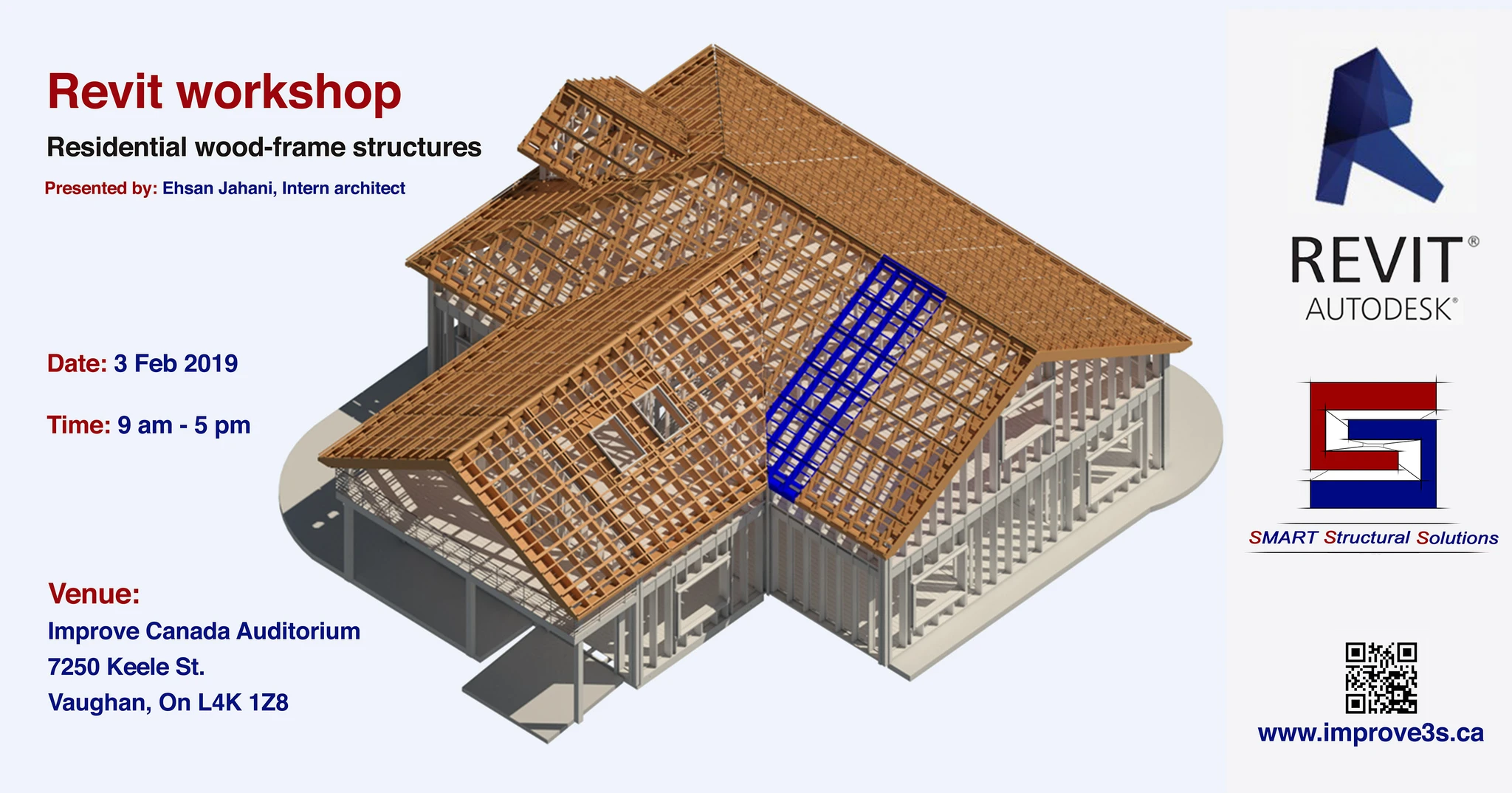 Revit workshop focused on residential wood-frame structures